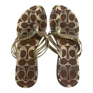 Coach Gold Women's Sandals